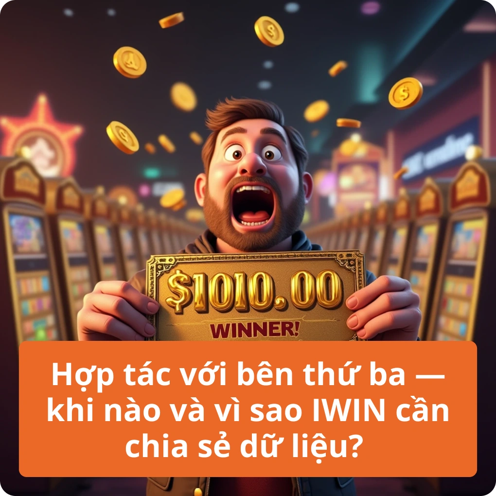 Hợp tác với bên thứ ba — khi nào và vì sao IWIN cần chia sẻ dữ liệu? – Giải Thích Hợp tác với bên thứ ba — khi nào và vì sao IWIN cần chia sẻ dữ liệu?